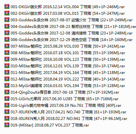 嫩模 丁筱南 写真19套图，大小3.62G插图1